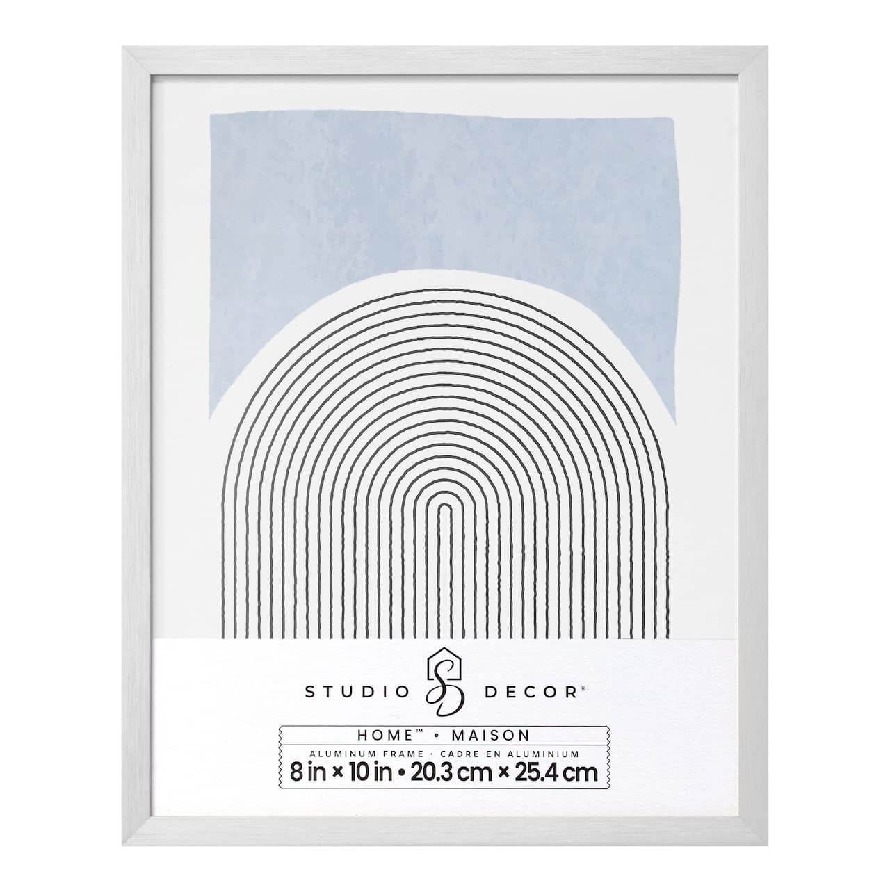 Cadre aluminium argenté, collection Maison de Studio Décor